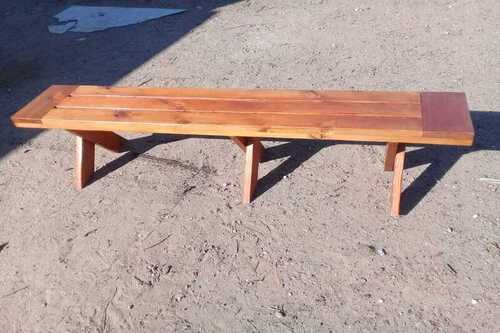 patio bench reclaimed wood